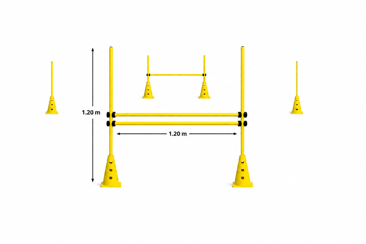Circuito Agilidad Conos 1.20x1.20m